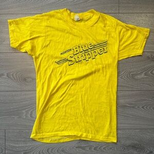 80s Norton Blue Stripper Single Stitch Tee